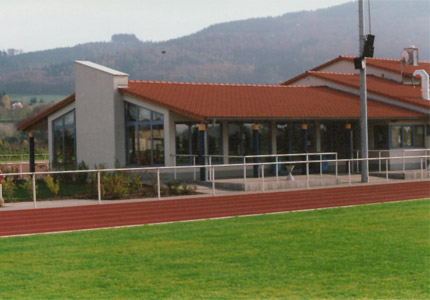 Funktionsgebäude zum Sportzentrum in Fürth